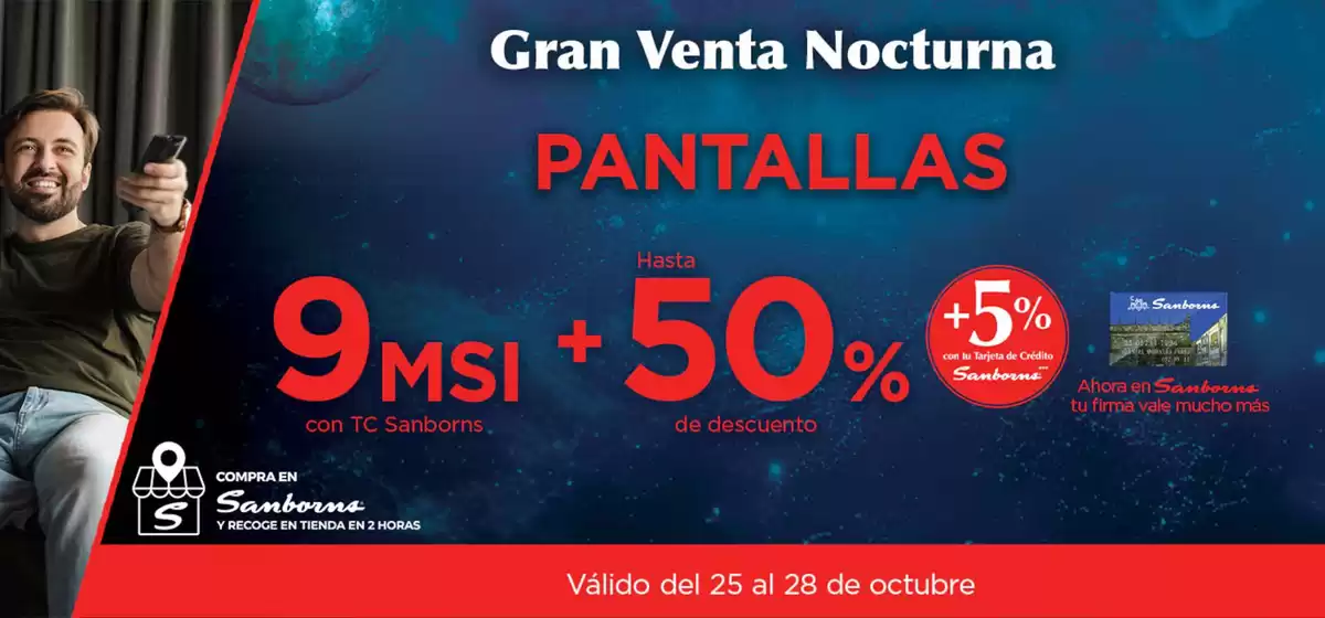 Catálogo Sanborns en Reynosa | Gran Venta Nocturna | 28/10/2024 - 28/10/2024