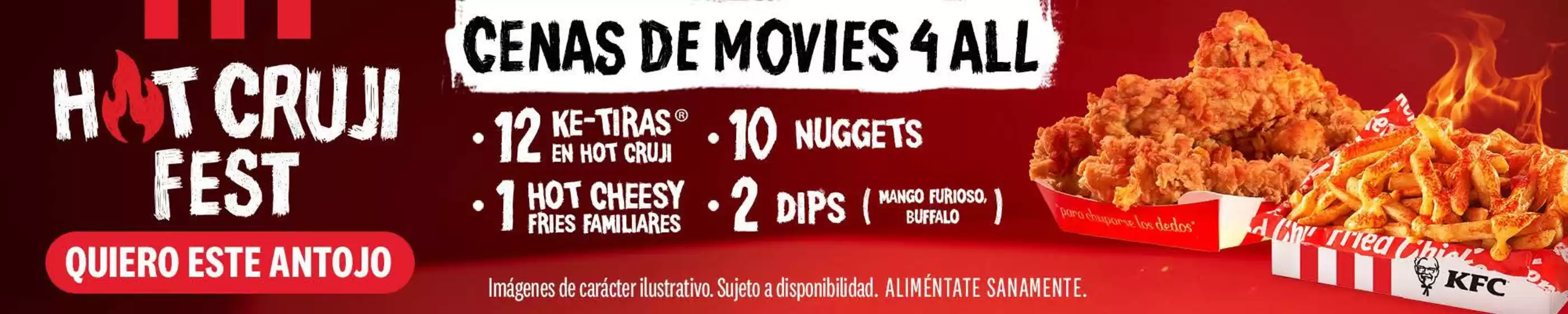 Catálogo KFC en Culiacán Rosales | Cenas de Movies 4All  | 30/10/2024 - 30/11/2024