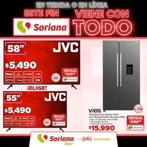 Ofertas de Supermercados en La Zacatecana | Folleto Previo Buen Fin Híper de Soriana Híper | 31/10/2024 - 5/11/2024