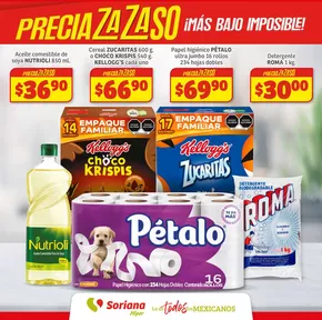 Ofertas de Supermercados en La Zacatecana | Folleto Preciazazaso Híper de Soriana Híper | 31/10/2024 - 10/11/2024