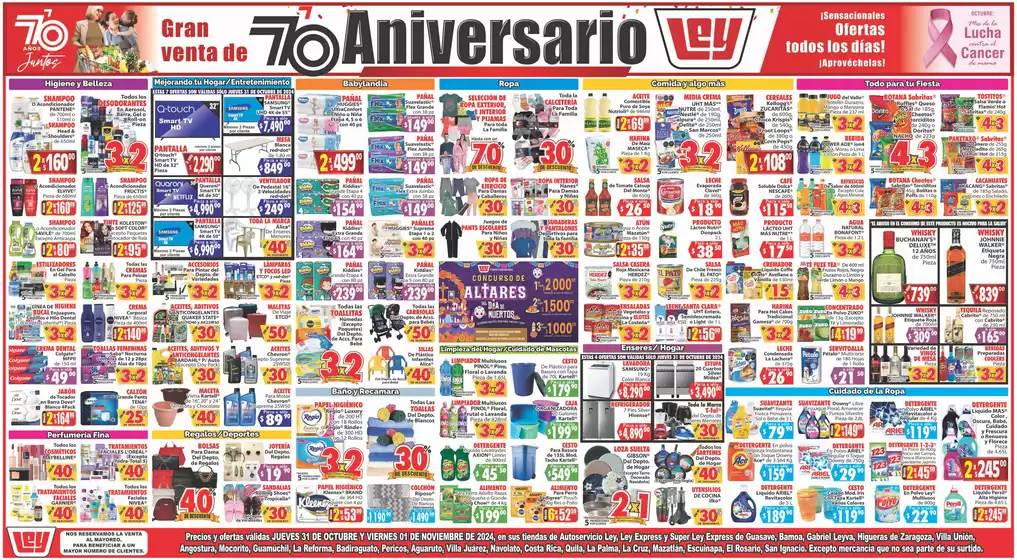 Catálogo Casa Ley en Estación Bamoa (Campo Wilson) | Gran Venta de Aniversario | 31/10/2024 - 1/11/2024