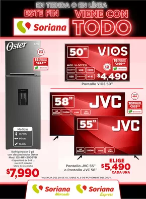 Ofertas de Supermercados en Sucilá | Folleto Buen Fin Express de Soriana Express | 1/11/2024 - 5/11/2024