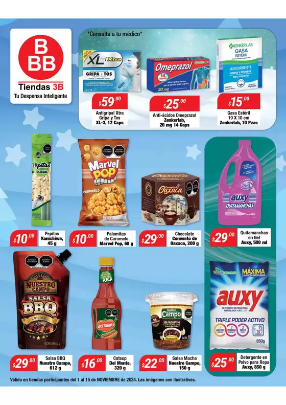 Catálogo Tiendas 3B en Atencingo | Volante General Noviembre | 1/11/2024 - 15/11/2024