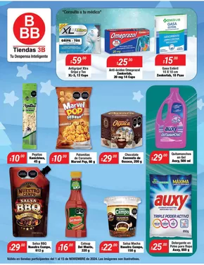 Catálogo Tiendas 3B en Mixquiahuala | Volante General Noviembre | 1/11/2024 - 15/11/2024