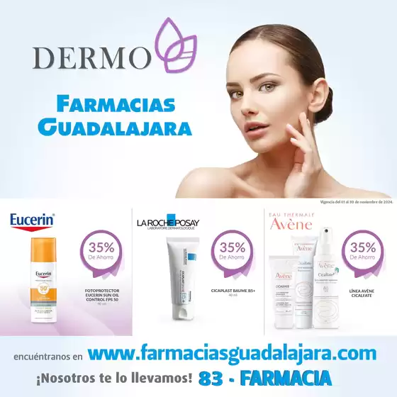 Catálogo Farmacias Guadalajara en General Escobedo | Folleto Dermo | 1/11/2024 - 30/11/2024