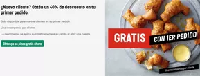 Ofertas de Restaurantes | Gratis con 1er pedido de Papa Johns pizza | 1/11/2024 - 31/3/2025