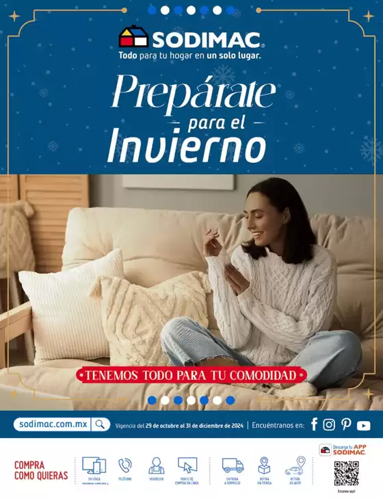 Catálogo Sodimac Homecenter en Ciudad de México | Prepárate para el Invierno | 1/11/2024 - 31/12/2024