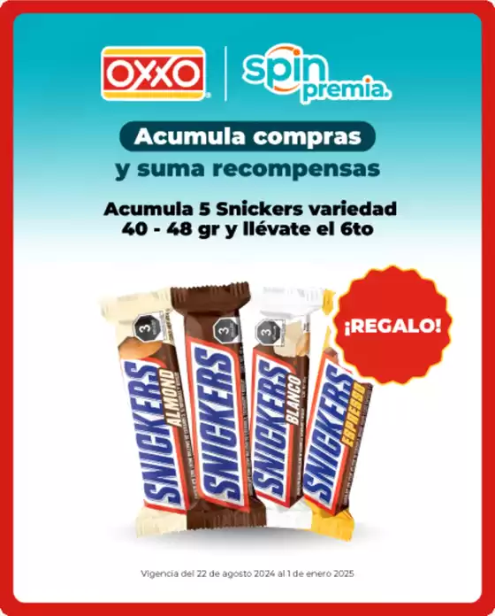 Catálogo OXXO en Mexicali | Ofertas OXXO - Spin Premia | 5/11/2024 - 1/1/2025