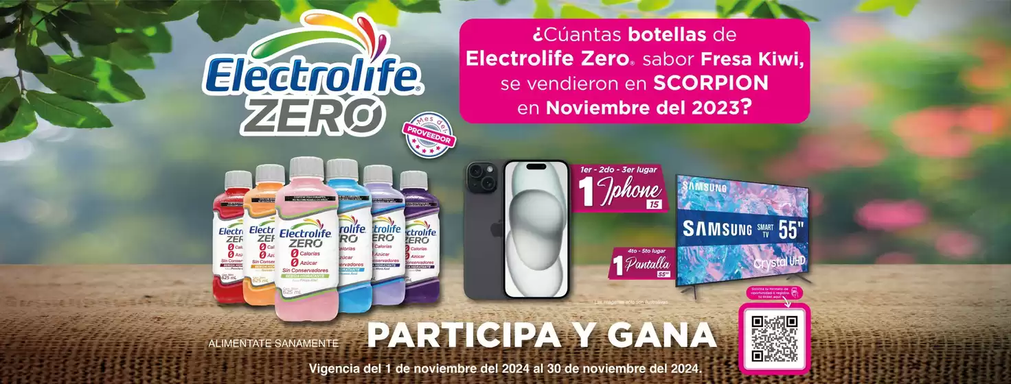 Catálogo Scorpion en Morelia | Participa y Gana | 4/11/2024 - 30/11/2024