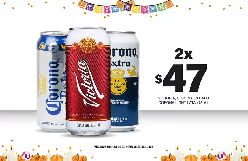 Catálogo Super Q en Guanajuato | Ofertas Bebidas | 6/11/2024 - 30/11/2024