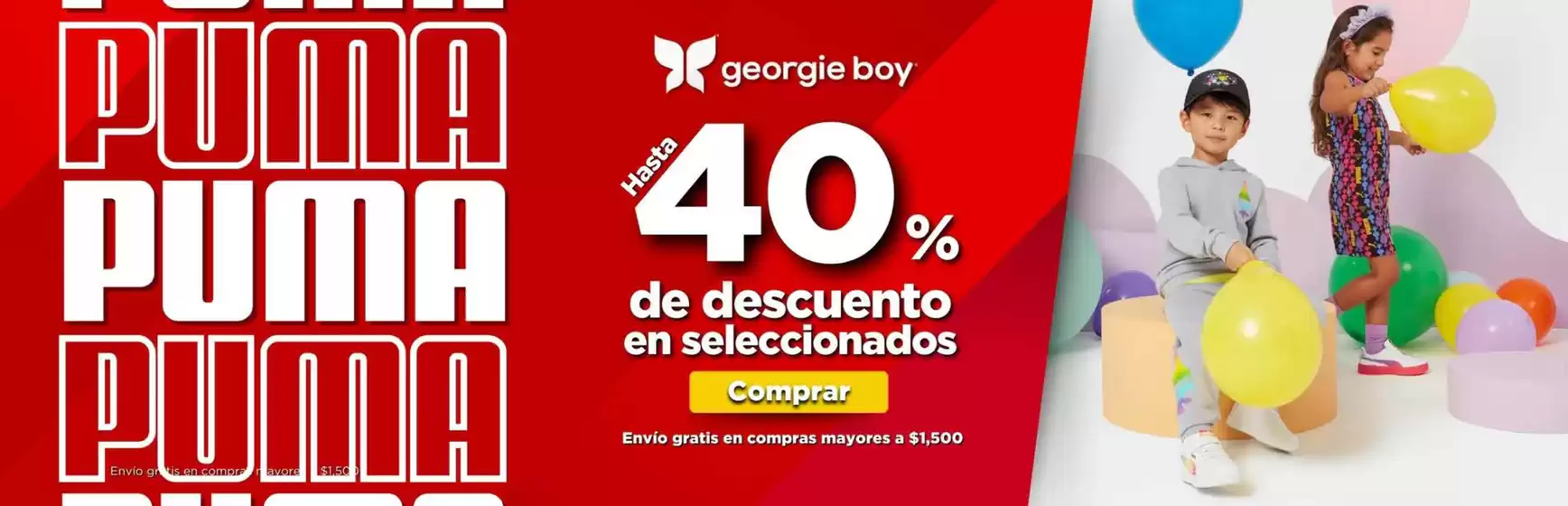 Catálogo Georgie Boy en Heróica Puebla de Zaragoza | Hasta 40% de Descuento PUMA | 6/11/2024 - 30/11/2024