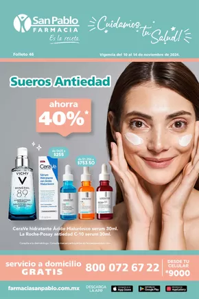 Ofertas de Farmacias y Salud en Atlixco | Cuidamos tu salud de Farmacia San Pablo | 10/11/2024 - 14/11/2024