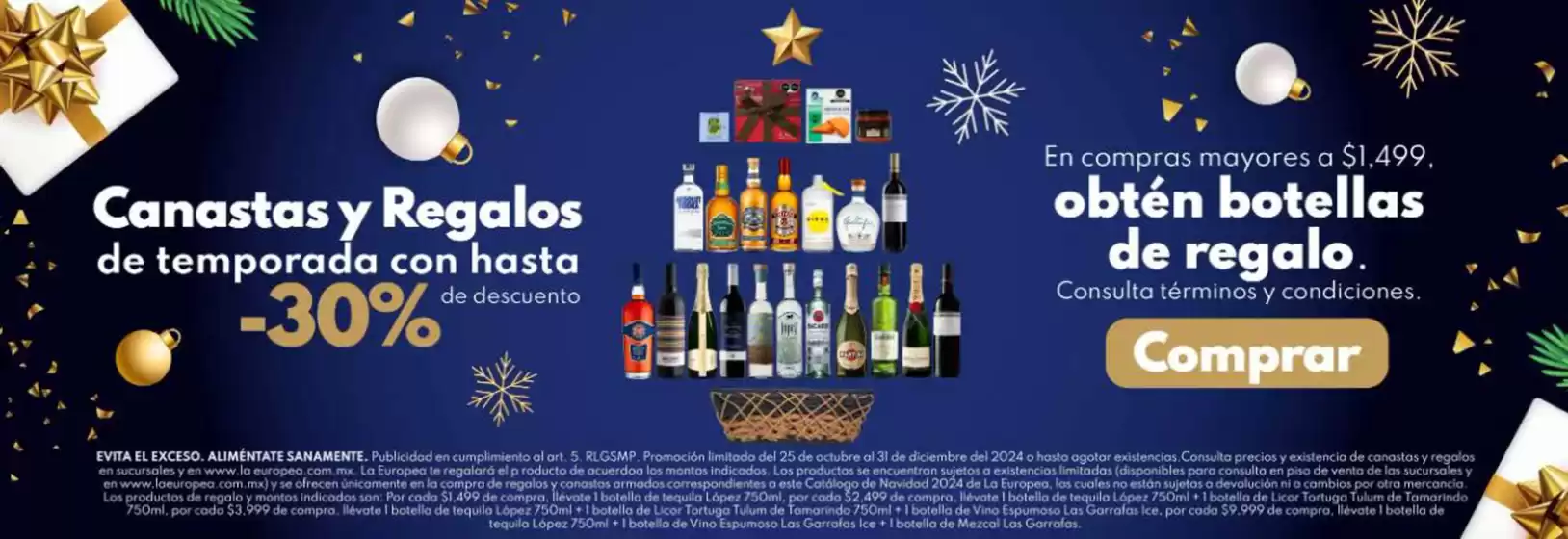 Catálogo La Europea en Mérida | Canastas y Regalos | 7/11/2024 - 31/12/2024