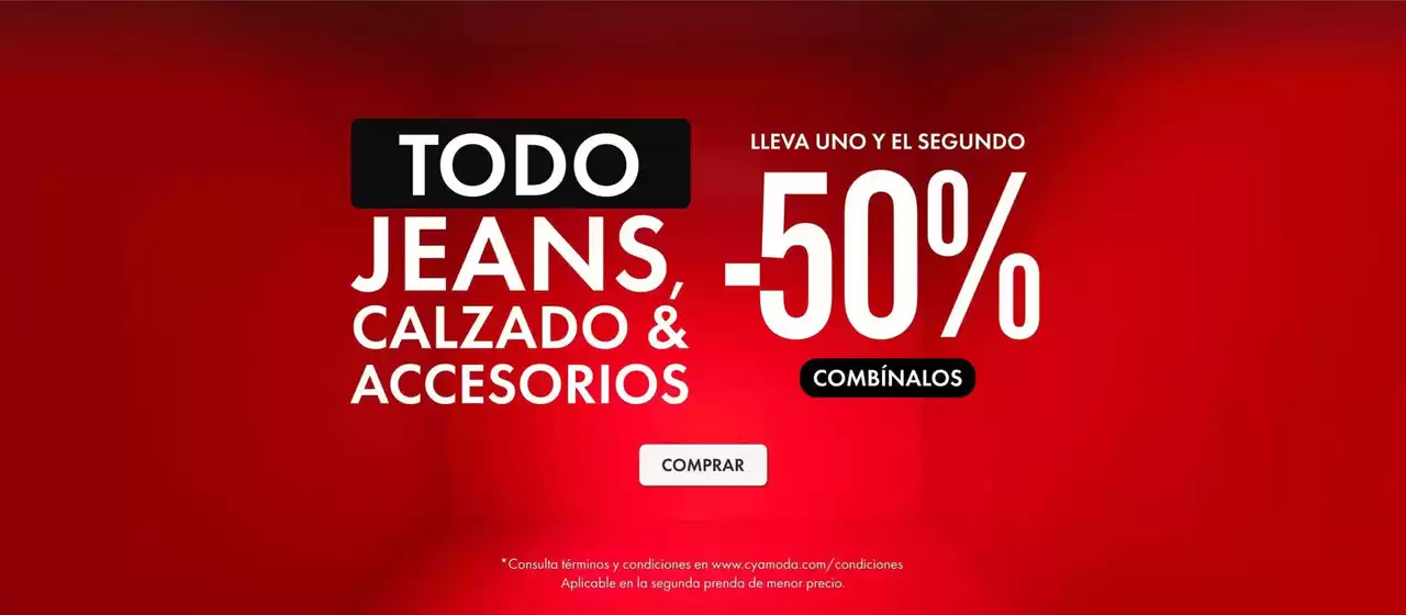 Catálogo C&A | Segundo al 50% off | 7/11/2024 - 30/11/2024