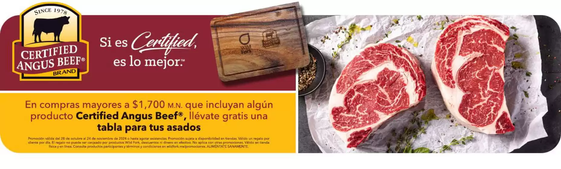 Catálogo meatme en Ciudad de México | Certified Angus Beef | 8/11/2024 - 24/11/2024