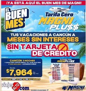 Ofertas de Viajes y Entretenimiento en San Pedro Garza García | El Buen Mes de Viajes Alto | 11/11/2024 - 30/11/2024