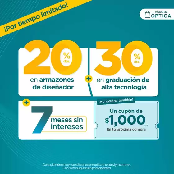 Catálogo Devlyn en Culiacán Rosales | Descuentos en micas y armazones | 13/11/2024 - 31/12/2024