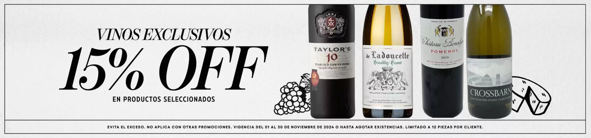 Catálogo Vinoteca en Culiacán Rosales | Joyas de Vinoteca | 13/11/2024 - 30/11/2024