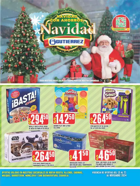 Catálogo Super Gutierrez en Tijuana | Navidad con Ahorros | 15/11/2024 - 21/11/2024