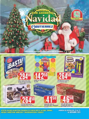 Ofertas de Supermercados en Ciudad Melchor Múzquiz | Navidad con Ahorros de Super Gutierrez | 15/11/2024 - 21/11/2024