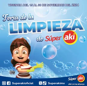 Ofertas de Supermercados en Mérida | Feria de la Limpieza de Aki Gran Mayoreo | 15/11/2024 - 30/11/2024