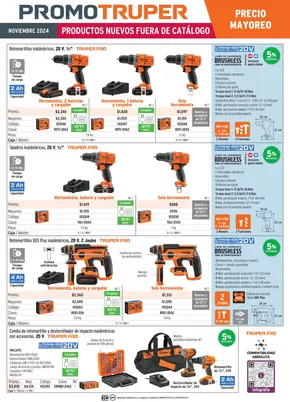 Ofertas de Ferreterías en Mérida | Precio Mayoreo Noviembre 2024 de Truper | 15/11/2024 - 30/11/2024