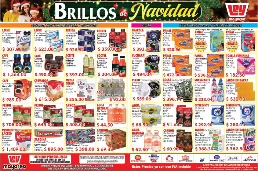 Catálogo Casa Ley en Victoria de Durango | Ofertas Mayoreo Casa Ley | 18/11/2024 - 24/11/2024