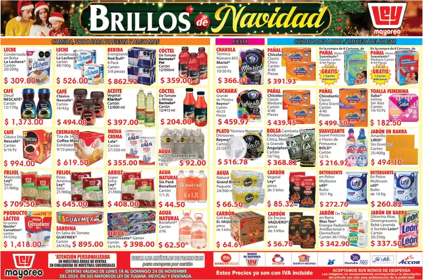 Catálogo Casa Ley | Ofertas especiales atractivas para todos | 18/11/2024 - 24/11/2024