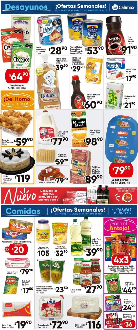 Catálogo Calimax en Mexicali | Ofertas Semanales | 18/11/2024 - 21/11/2024