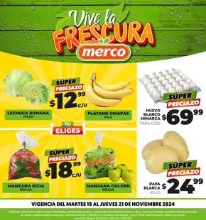 Ofertas de Supermercados en Monterrey | Merco - Vive la frescura de Merco | 19/11/2024 - 21/11/2024