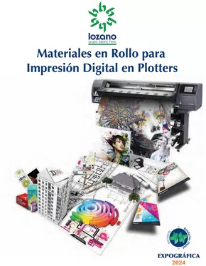 Catálogo Papelerías Lozano Hermanos | Materiales en Rollo para Impresión Digital en Plotters | 20/11/2024 - 31/12/2024