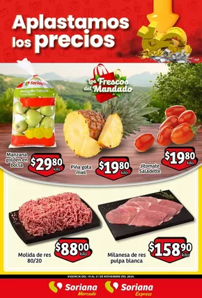 Ofertas de Supermercados en Heróica Guaymas | Martes y Miércoles del Campo Mercado de Soriana Mercado | 20/11/2024 - 21/11/2024