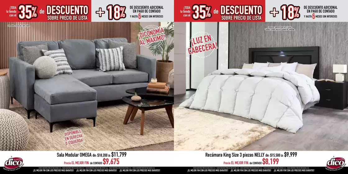 Catálogo Muebles Dico en Ensenada (Baja California) | Muebles Dico - Mejor Fin no tiene Fin | 20/11/2024 - 2/12/2024