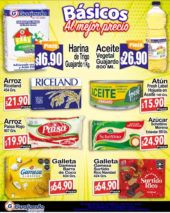 Catálogo Guajardo en Reynosa | Básicos al mejor precio | 20/11/2024 - 21/11/2024