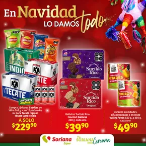 Catálogo Soriana Súper en San Pedro Garza García | En la navidad lo damos todo Súper | 21/11/2024 - 28/11/2024