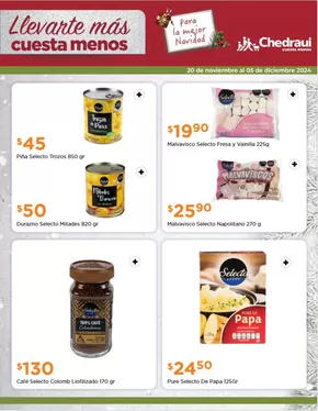 Ofertas de Supermercados en San Andrés Tuxtla | Para la mejor Navidad de Chedraui | 21/11/2024 - 5/12/2024