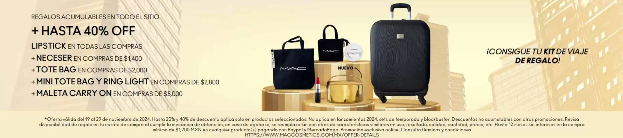 Catálogo MAC Cosmetics en Benito Juárez (CDMX) | Hasta 40% off | 21/11/2024 - 29/11/2024