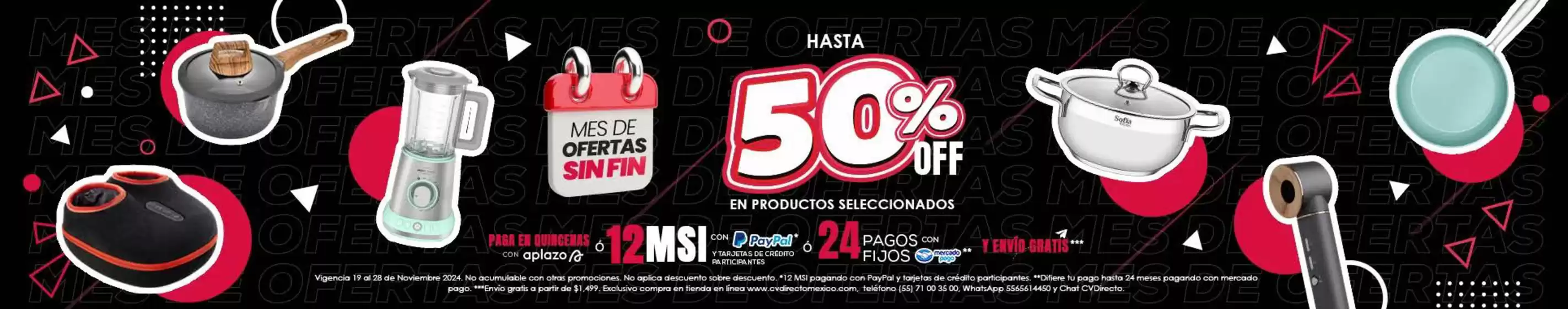 Catálogo CV Directo en Benito Juárez (CDMX) | Mes de Ofertas sin Fin | 21/11/2024 - 28/11/2024