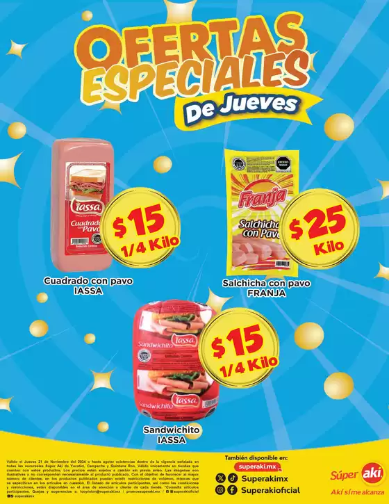 Catálogo Súper Aki en Cancún | Ofertas Especiales | 21/11/2024 - 21/11/2024