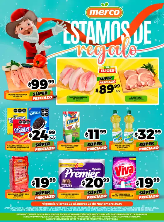 Catálogo Merco en Ciudad Apodaca | Merco - Estamos de regalo | 22/11/2024 - 28/11/2024