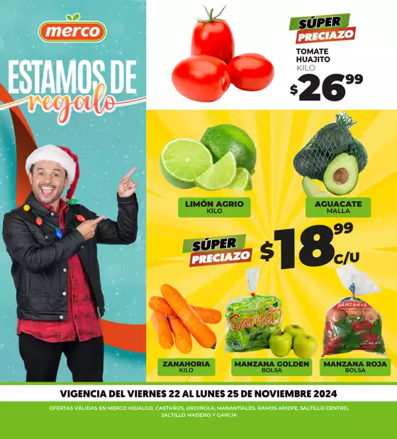 Catálogo Merco en Monclova | Merco - Súper Preciazos  | 22/11/2024 - 25/11/2024