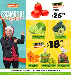 Ofertas de Supermercados en Arteaga (COAH) | Merco - Súper Preciazos de Merco | 22/11/2024 - 25/11/2024