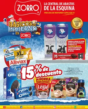 Ofertas de Supermercados en Tezontepec de Aldama | Básicos de invierno de Zorro | 22/11/2024 - 3/12/2024