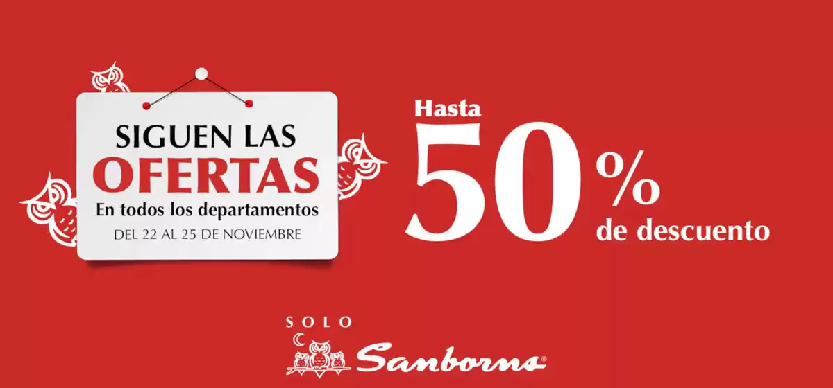 Catálogo Sanborns en Cuauhtémoc (CDMX) | Siguen las ofertas | 22/11/2024 - 25/11/2024