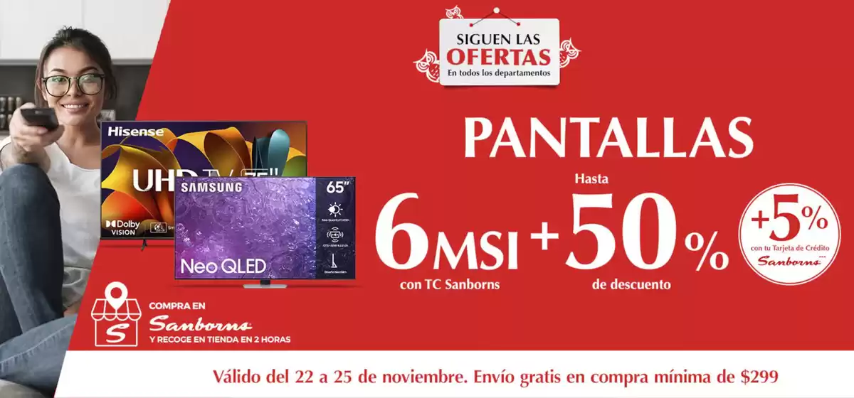 Catálogo Sanborns en Cuauhtémoc (CDMX) | Siguen las ofertas | 22/11/2024 - 25/11/2024