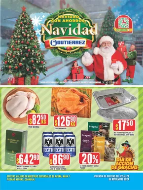 Ofertas de Supermercados en Nava | Volante Super Gutierrez de Super Gutierrez | 22/11/2024 - 28/11/2024