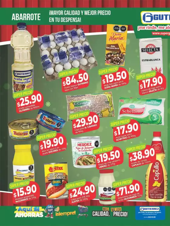 Catálogo Super Gutierrez en Sabinas (Coahuila) | Ofertas especiales atractivas para todos | 22/11/2024 - 28/11/2024