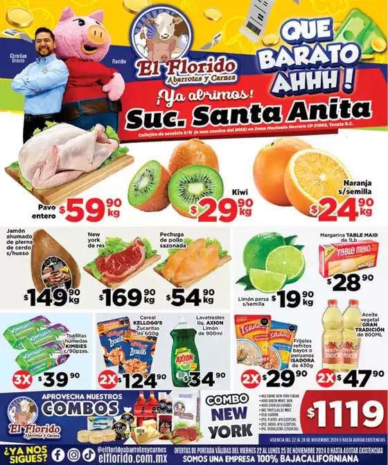 Catálogo El Florido en Tijuana | Ofertas El Florido | 22/11/2024 - 25/11/2024