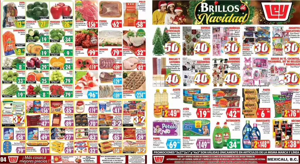 Catálogo Casa Ley en Mexicali | Brillos de Navidad | 22/11/2024 - 25/11/2024