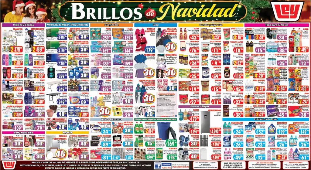 Catálogo Casa Ley en Mexicali | Brillos de Navidad | 22/11/2024 - 25/11/2024